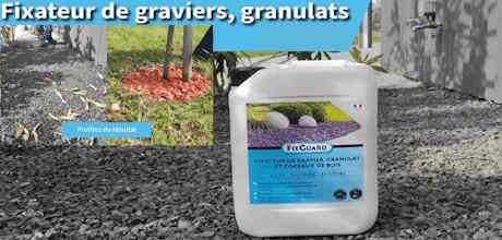 FixGuard fixateur de graviers. Plus besoin de ratisser.